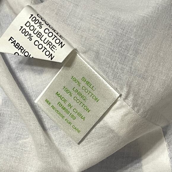 Lilly Pulitzer Ferris Strapless Resort Dress White Grid Eyelet Size 6 - Picture 7 of 7